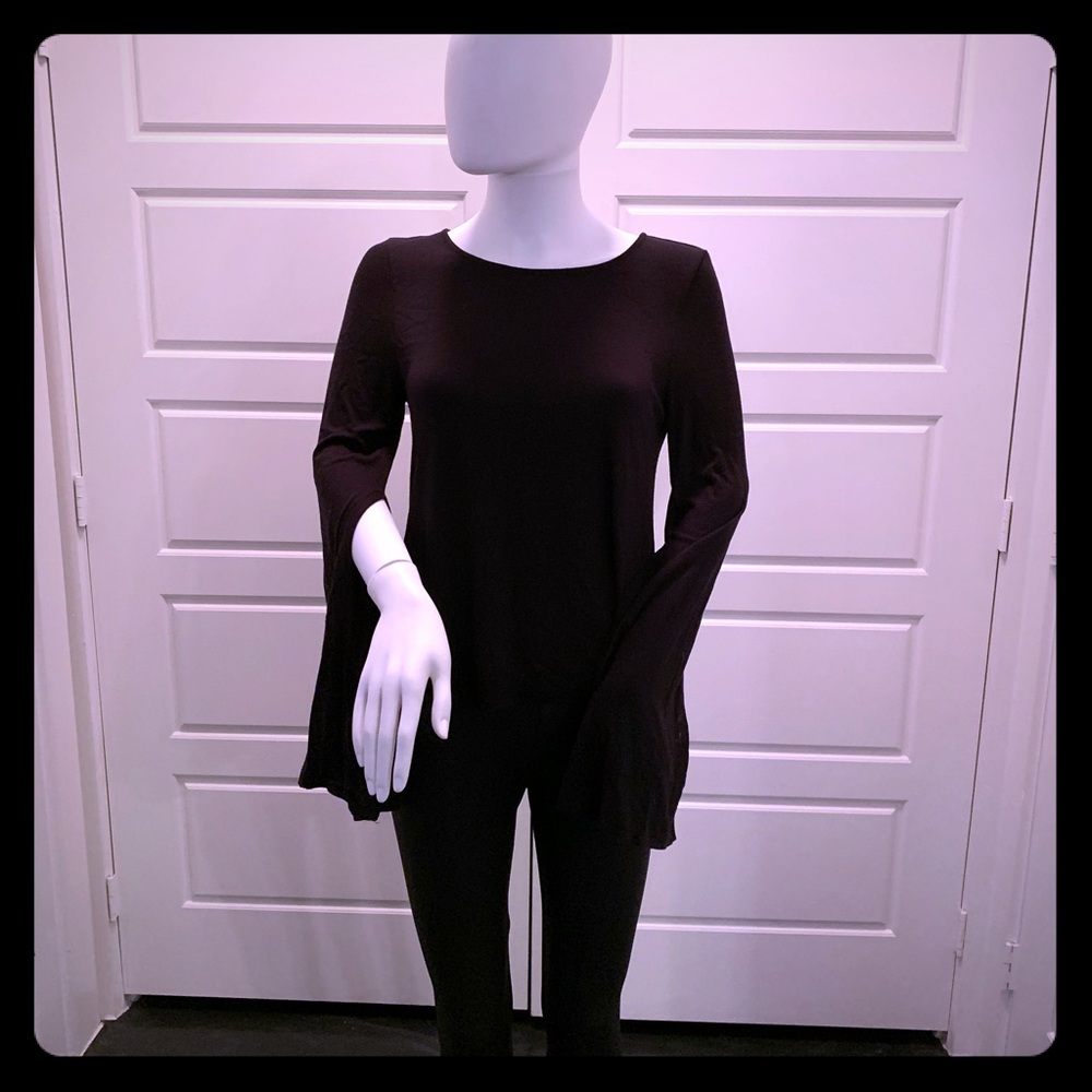 BP black tunic with cut sleeves